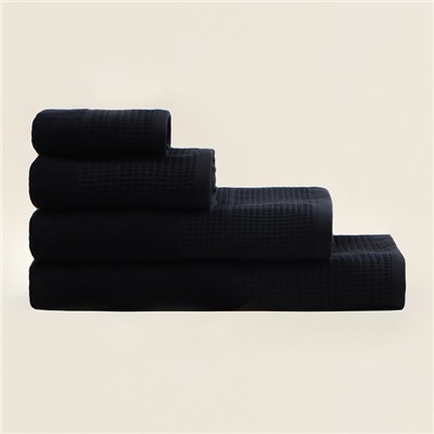 Полотенце махровое SL HOME: Waffle «Дарк Маре» 90×150 см, 100% хлопок, 490 г/м²