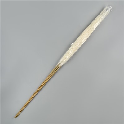 Сухоцветы искусственные «Пампасная трава», 1 метр, 3 шт., молочный