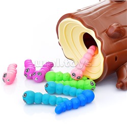 Настольная игра "Дятел ловит насекомых" в коробке