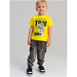 Брюки детские текстильные джинсовые для мальчиков