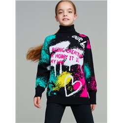 Свитер трикотажный для девочек