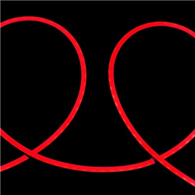 Гибкий неон Luazon Lighting 6×12 мм, IP65, 5 м, SMD2835, 120 LED/м, 12 В, свечение красное