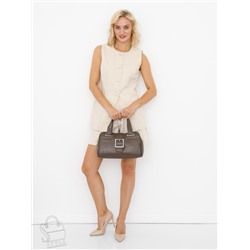 Сумка женская кожаная 91170-1P cappuccino Velina Fabbiano-Safenta  в Новосибирске