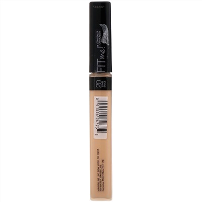 Maybelline, Консилер Fit Me, оттенок 20 песочный, 6,8 мл (0,23 жидк. унции)