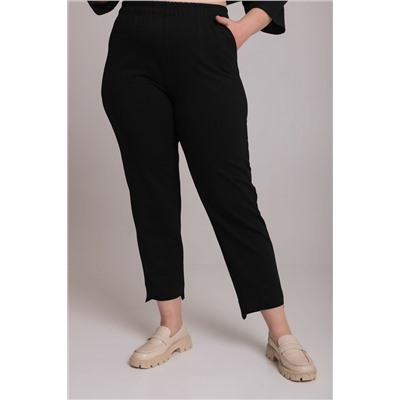 Брюки из футера зауженные внизу М326007а