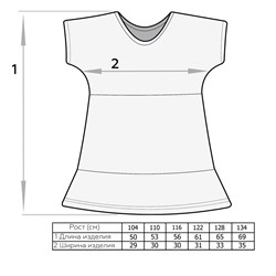 Платье для девочки Валентинка