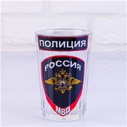 Стакан граненый «Полиция МВД», 250 мл