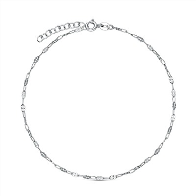 Браслет из серебра родированный (на ногу) 6217R040L23+