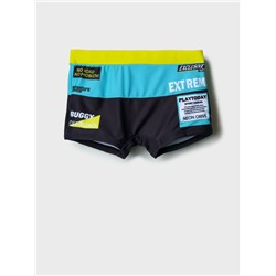 Плавки-шорты трикотажные для мальчиков, короткие