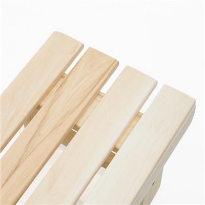 Лавка деревянная из липы «Добропаровъ» 60×30×30 см, для бани