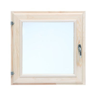 Окно деревянное, 50×50 см, двойное стекло, хвоя, Добропаровъ