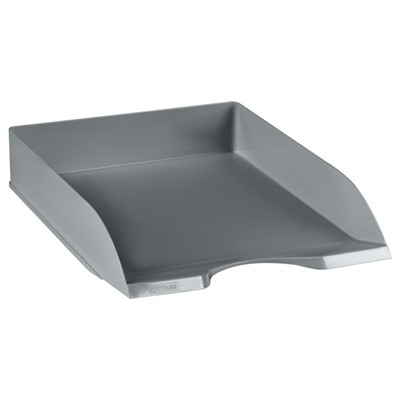 Лоток для бумаг горизонтальный ДЕЛЬТА серый ЛТ650/ЛТГ-30461 Стамм