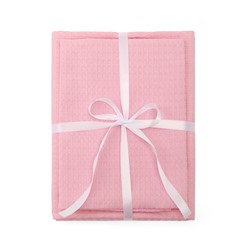 Полотенца банные вафельные LoveLife, 2 шт.: 100×150 см, 46×90 см, 100% хлопок, розовые