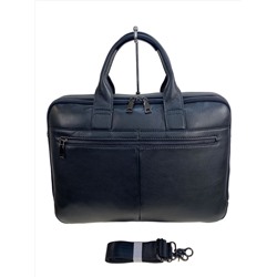 Сумка-портфель мужская из натуральной кожи, цвет чёрный