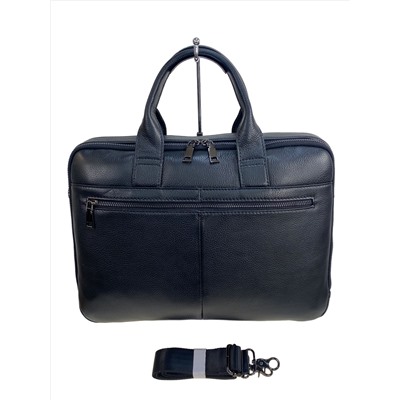 Сумка-портфель мужская из натуральной кожи, цвет чёрный