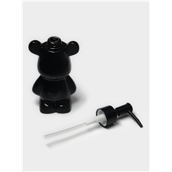 Дозатор для жидкого мыла «Мишка», 200 мл, чёрный