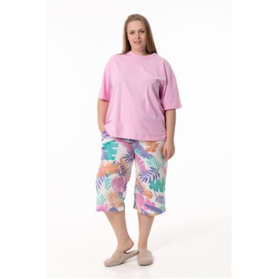 Пижама футболка и капри М325385рм