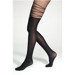 CONTE Колготки с имитацией гольфинов со шнуровкой FATALE CONTE ELEGANT, 1233866