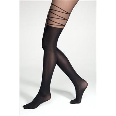 CONTE Колготки с имитацией гольфинов со шнуровкой FATALE CONTE ELEGANT, 1233866