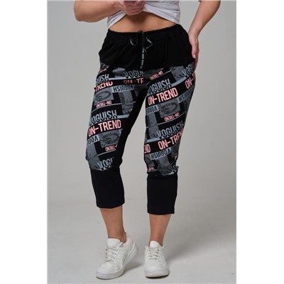 7496 брюки женские (Черный)