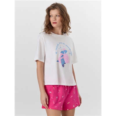 КОМПЛЕКТ ЖЕНСКИЙ (ФУТБОЛКА, ШОРТЫ) 592536