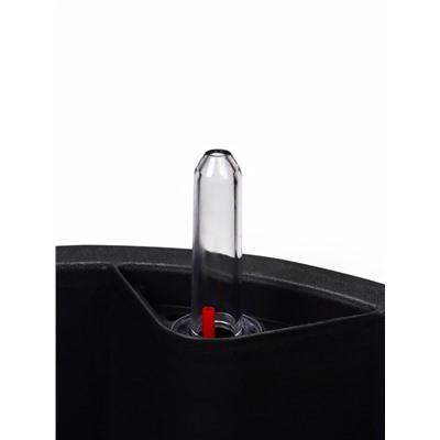 Кашпо для цветов «Флориан», 11 л, d=25 см, h=39.5 см, пластиковое, с автополивом, на ножках, серое