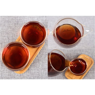 Чай чёрный китайский выдержанный «Шу Пуэр. Bulang chen xiang», Юньнань, 2015 г, блин, 357 г