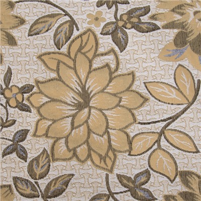 Покрывало гобеленовое Этель «Роскошь», бежевый, 140×200 см, п/э 80%, хл 20% (450 г/м)