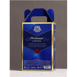 Подарочный набор «Лучшему», гель для душа и шампунь для волос виски, 2×250 мл, Чистое счастье