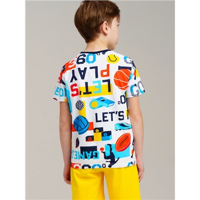 Фуфайка трикотажная для мальчиков (футболка)