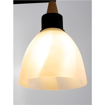 Плафон BayerLux «Этюд», E27, 14×14×12 см, абажур d=14 см, стекло, белый