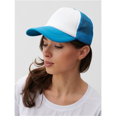 Бейсболка с сеткой MINAKU, голубая, размер 56-58