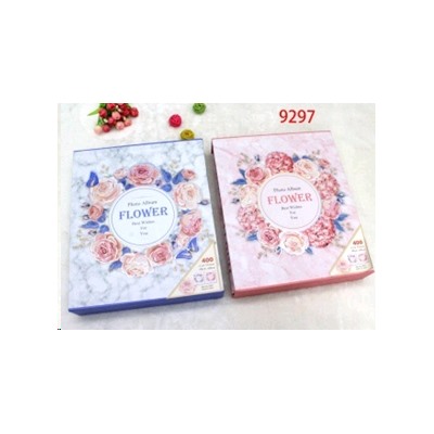 Фотоальбом 200 фото 15х21 Цветы / 9297 /уп 16/