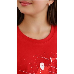 Фуфайка (футболка) детская Праздник-6.1 (Красный)