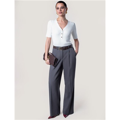 Брюки-палаццо из поливискозы