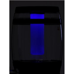 Пивной бочонок «Банный», колба 3 л, ёмкость для льда, подсветка, пластик, чёрный