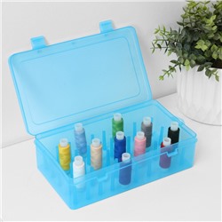 Органайзер для ниток, 42 ячейки, 23.5×13.5×6.5 см, МИКС