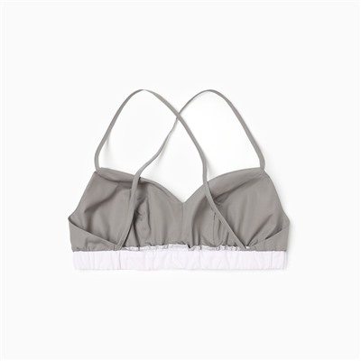 Топ женский на бретелях MINAKU: Home collection, серый, размер 50