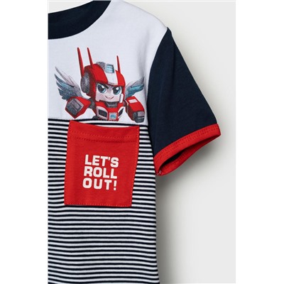 Комплект трикотажный для мальчиков: фуфайка (футболка), шорты PLAYTODAY, 1239653