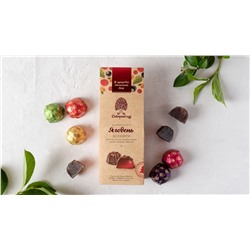 Ягодень ассорти / малина, облепиха, шишка, брусника, смородина / 85 г / ТМ Сибирский кедр