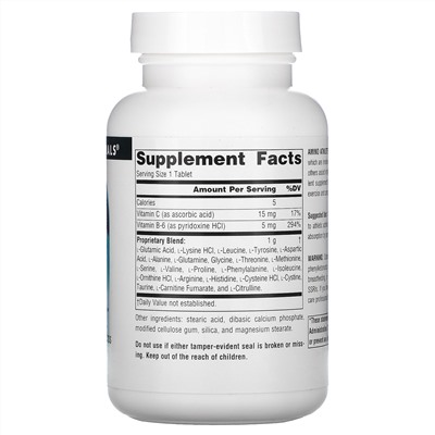 Source Naturals, Athletic Series, Amino Athlete, комплекс аминокислот, 1000 мг, 100 таблеток