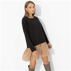 Платье с юбкой-гофре, Искушение красотой (стильная)