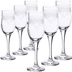 MS160+1022-07-01 Набор бокалов+стопок "Флер" (х5)