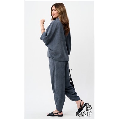 Костюм "Boho" микровельвет серый