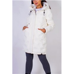 Демисезонная куртка с капюшоном Знаки зодиака, арт.8835 (Белый)