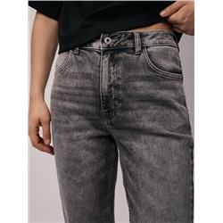 Mom Fit CONTE CON-663 Джинсы mom оксидной варки с высокой посадкой