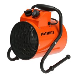 Тепловая пушка PATRIOT PT-R 2, 220 В, 2 кВт, 260 м3/ч, нерж.ТЭН, термостат, евровилка