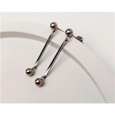 Серьги из стали