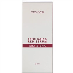Biorace, Красная отшелушивающая сыворотка с кислотами AHA и BHA, 30 мл