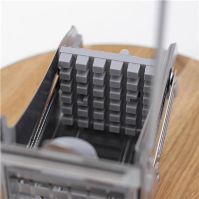 Пресс для нарезки овощей Steel, нержавеющая сталь, 2 лезвия, серебристый